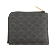 Load image into Gallery viewer, CELINE Zippered purse with card holder Brown10D882CCP PVC/Leather