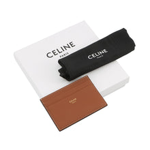 Load image into Gallery viewer, CELINE Zippered purse with card holder Brown10D882CCP PVC/Leather