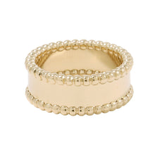 Load image into Gallery viewer, Van Cleef & Arpels Perlée Senior Tulle Ring Size 51/#11VCARO3Y600/VCARO3Y651 18K Yellow Gold