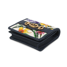 将图像加载到图库查看器中,GUCCI Flora Zumi Compact Wallet White/Multicolor536353 Canvas/Leather