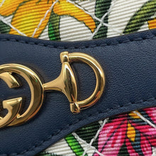 将图像加载到图库查看器中,GUCCI Flora Zumi Compact Wallet White/Multicolor536353 Canvas/Leather