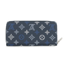 Load image into Gallery viewer, LOUIS VUITTON Zippy Wallet Horizontal Navy BlueM29777 Monogram Shadow
