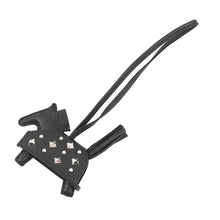 将图像加载到图库查看器中,HERMES Rodeo Robeo Padlock Black Lambskin Size PM