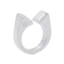 将图像加载到图库查看器中,HERMES Crude Forge Ring Size GM/49/#9 SV925