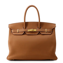 将图像加载到图库查看器中,HERMES Birkin Gold Togo Leather Size 35