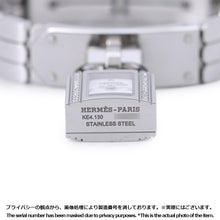 Load image into Gallery viewer, HERMES Kelly watch W16mm Stainless Steel Sparkling White DialKE4.130.130