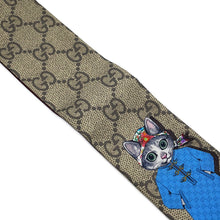 Load image into Gallery viewer, GUCCI Higuchi Yuko Scarf Bordeaux/Beige848291 Silk100%