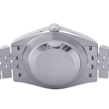 将图像加载到图库查看器中,ROLEX Datejust W41mm Stainless Steel Black Dial126300
