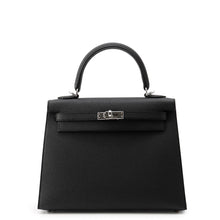 将图像加载到图库查看器中,HERMES Kelly Sellier Black Epsom Size 25