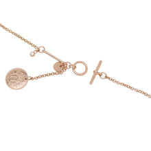 Load image into Gallery viewer, HERMES Ex Libris Necklace Size PM 18K Pink Gold