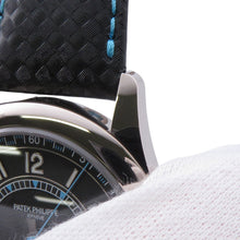 Load image into Gallery viewer, PATEK PHILIPPE Calatrava W40mm K18WG Leather Black Dial6007G-011