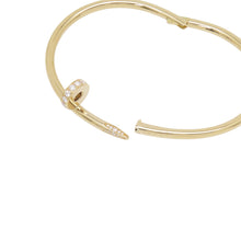 将图像加载到图库查看器中,CARTIER Juste Un Clou Bracelet Classic Model Diamond Size 17/ClassicB6048617/B6048600 18K Yellow Gold