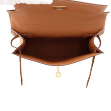 将图像加载到图库查看器中,HERMES PochetteKelly Gold Swift Leather