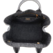 将图像加载到图库查看器中,PRADA Canapa 2WAY Tote Bag Black1BG642_AJ6_F0002_V_OOO Denim Size Medium