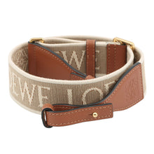 Load image into Gallery viewer, LOEWE Anagram Shoulder Strap Natural/TanC886T90X01 Canvas Leather