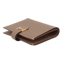 将图像加载到图库查看器中,HERMES BEAN Compact Etoupe Veau Madame