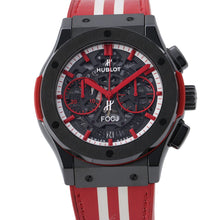 Load image into Gallery viewer, HUBLOT Classic Fusion Ferrari Owners Club Japan Limited Edition (33 bottles) W45mm Ceramic Rubber skeleton Dial525.CM.0123.VR.F0J19