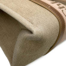 Load image into Gallery viewer, Chloe Woody tote Brassie BeigeCHC23AS383L1726Y Canvas Calf Leather Size Medium