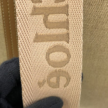Load image into Gallery viewer, Chloe Woody tote Brassie BeigeCHC23AS383L1726Y Canvas Calf Leather Size Medium