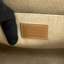 Load image into Gallery viewer, Chloe Woody tote Brassie BeigeCHC23AS383L1726Y Canvas Calf Leather Size Medium