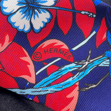 将图像加载到图库查看器中,HERMES Twilly Jungle Love Love Marine/Rouge/Blanc Silk100%