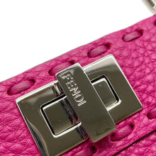 将图像加载到图库查看器中,FENDI Selleria Peekaboo Pink8BN244 Leather Size Mini