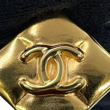 Load image into Gallery viewer, CHANEL Matelasse CC Logo Square Earrings GoldABE656-B18535-NAAKS Gold Plated
