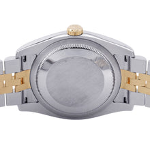 将图像加载到图库查看器中,ROLEX Datejust W36mm Stainless Steel K18YG Silver/Black Dial116233