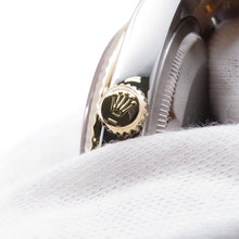 将图像加载到图库查看器中,ROLEX Datejust W36mm Stainless Steel K18YG Silver/Black Dial116233