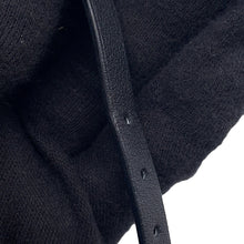 Load image into Gallery viewer, HERMES Mall Horsebit Bracelet Size T2 Black Gold Plated Swift Leather