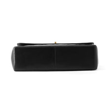 Load image into Gallery viewer, CHANEL Jumbo Matelasse Large CC Logo Chain Shoulder Black Leather
