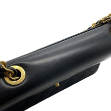 Load image into Gallery viewer, CHANEL Jumbo Matelasse Large CC Logo Chain Shoulder Black Leather