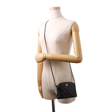 Load image into Gallery viewer, CHANEL Matelasse Mini Chain Pouch BlackAP4000 Caviar Leather