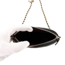 Load image into Gallery viewer, CHANEL Matelasse Mini Chain Pouch BlackAP4000 Caviar Leather