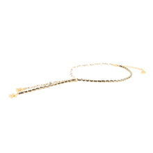 将图像加载到图库查看器中,CHANEL CC Logo NecklaceABE732-B18632-NAAOL Gold Plated Rhinestone Faux Pearl Calf Leather