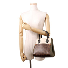 将图像加载到图库查看器中,LOUIS VUITTON Fold tote Claim/Khaki/NoirM45388 Monogram Leather Size PM