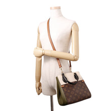 将图像加载到图库查看器中,LOUIS VUITTON Fold tote Claim/Khaki/NoirM45388 Monogram Leather Size PM