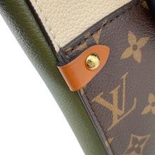将图像加载到图库查看器中,LOUIS VUITTON Fold tote Claim/Khaki/NoirM45388 Monogram Leather Size PM