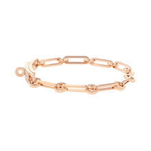 将图像加载到图库查看器中,HERMES Kelly Chaine Bracelet Size STH221411B 00ST 18K Pink Gold