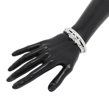 将图像加载到图库查看器中,HERMES BoucleSellier Inflexible Double Tour Bracelet Size PM/17 SV925