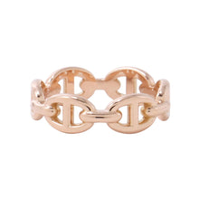 将图像加载到图库查看器中,HERMES Chaine d'Ancre Anchene Ring Size PM/52/#12 18K Pink Gold