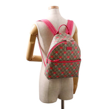 将图像加载到图库查看器中,GUCCI Children's Kim Seung-yeon Flower Print Backpack Beige/Red782708 GG Supreme Leather