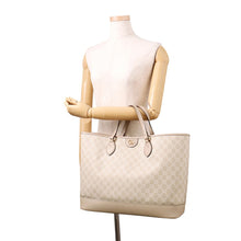 Load image into Gallery viewer, GUCCI Ophidia Tote Bag Beige778958 GG Supreme Leather Size Medium