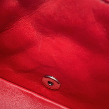 Load image into Gallery viewer, CHANEL Mini Matelasse Single Chain Shoulder Bag RedA35200 Lambskin Size 17