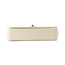 Load image into Gallery viewer, CHANEL Mademoiselle Double Flap Chain Shoulder Bag IvoryA93084 Leather