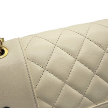Load image into Gallery viewer, CHANEL Mademoiselle Double Flap Chain Shoulder Bag IvoryA93084 Leather