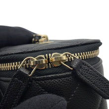 Load image into Gallery viewer, CHANEL Matelasse Vanity ChainShoulder Bag BlackAP1341 Caviar Leather
