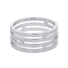 Load image into Gallery viewer, HERMES Wedding Ring Ariane GM Size GM/54/#14 18K White Gold