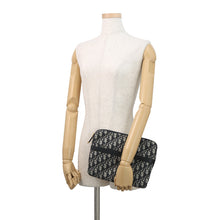 将图像加载到图库查看器中,Dior Travel Kit Oblique Jacquard Navy/BeigeS5476CTZQ_M928 Canvas Leather