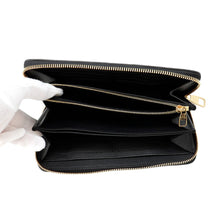 将图像加载到图库查看器中,LOUIS VUITTON Zippy Wallet NoirM28791 Monogram Empreinte Leather